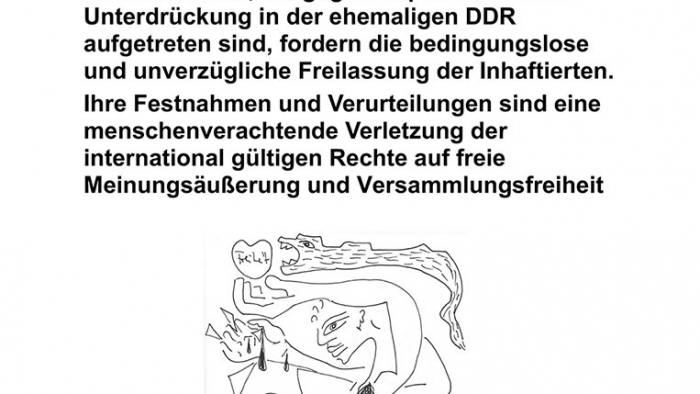 Aktion Freiheit fuer Nanawalny. Erklaerung.